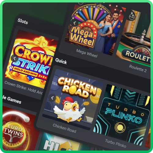 Enjoy real-time dealers and casino games in Surebet247 app.