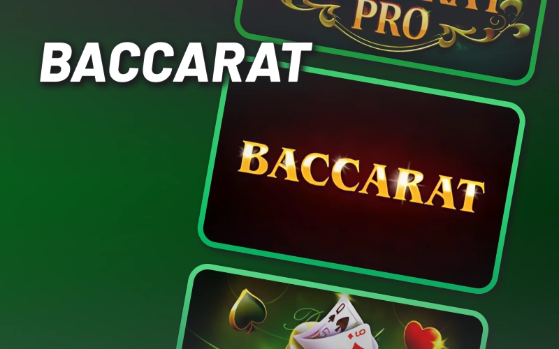 Bet on Baccarat game for fast wins on Surebet247 website.