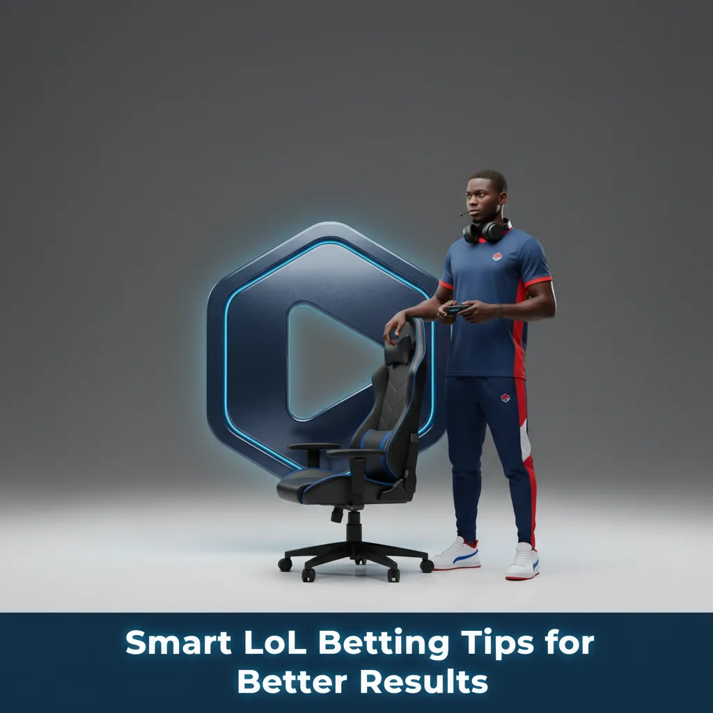 Infographic: LoL betting tips—bankroll plan, track form, roster and patch news, compare odds, live data, drafts, records.